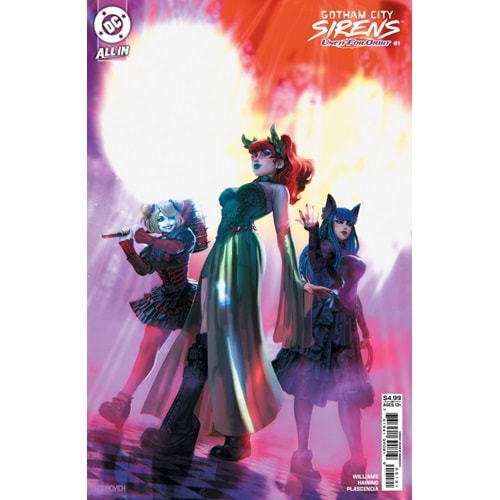 GOTHAM CITY SIRENS UNFIT FOR ORBIT #1 (OF 5) COVER B NOOBOVICH CARD STOCK VARIANT