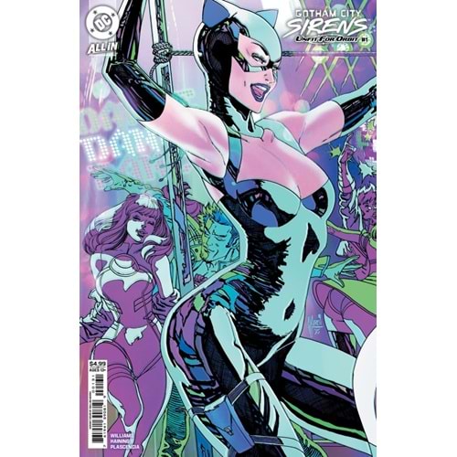 GOTHAM CITY SIRENS UNFIT FOR ORBIT #1 (OF 5) COVER D GUILLEM MARCH CONNECTING CARD STOCK VARIANT
