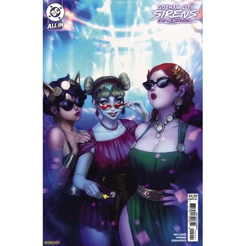 GOTHAM CITY SIRENS UNFIT FOR ORBIT #2 (OF 5) COVER B NOOBOVICH CARD STOCK VARIANT