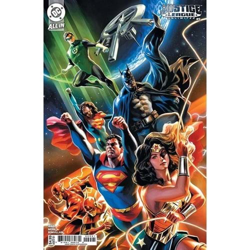 JUSTICE LEAGUE UNLIMITED # 9 COVER B FELIPE MASSAFERA CARD STOCK VARIANT (WE ARE YESTERDAY)