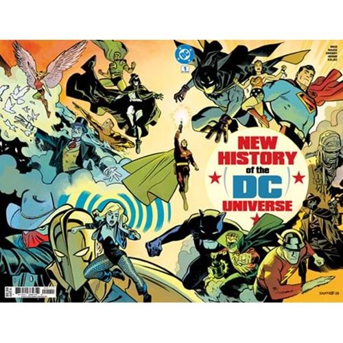 NEW HISTORY OF THE DC UNIVERSE #1 (OF 4) COVER A CHRIS SAMNEE WRAPAROUND