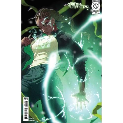 ABSOLUTE GREEN LANTERN #1 SECOND PRINTING COVER B GERALD PAREL CARD STOCK VARIANT