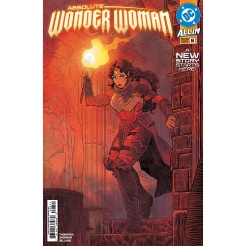 ABSOLUTE WONDER WOMAN # 8 COVER A HAYDEN SHERMAN