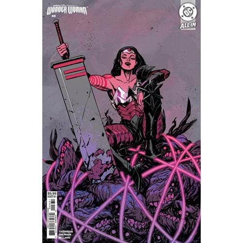 ABSOLUTE WONDER WOMAN # 8 COVER C SANFORD GREENE CARD STOCK VARIANT