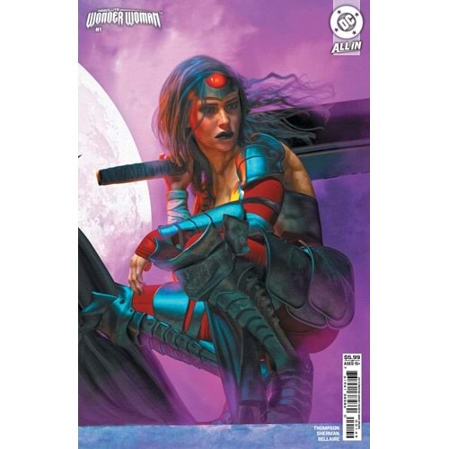 ABSOLUTE WONDER WOMAN # 1 SIXTH PRINTING COVER B MARK SPEARS CONNECTING CARD STOCK VARIANT