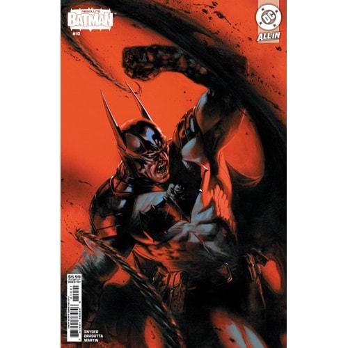 ABSOLUTE BATMAN # 10 COVER B GABRIELE DELLOTTO CARD STOCK VARIANT