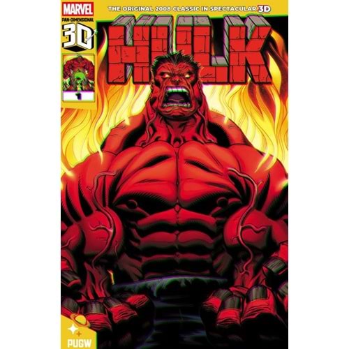 RED HULK (2008) #1 PAN DIMENSIONAL 3D EDITION