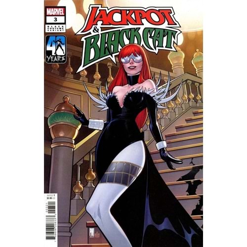 JACKPOT AND BLACK CAT # 3 PACO MEDINA BLACK COSTUME VARIANT