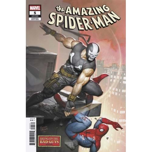 AMAZING SPIDER-MAN (2025) # 5 RYAN BROWN BRING ON THE BAD GUYS VARIANT