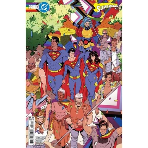 SUPERMAN (2023) # 27 COVER E RACHEL STOTT DC PRIDE CARD STOCK VARIANT