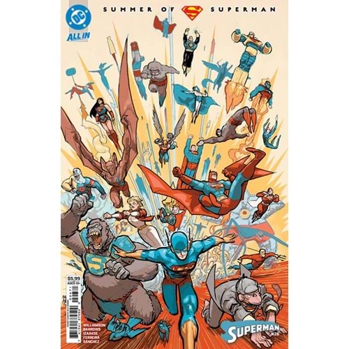 SUPERMAN (2023) # 26 COVER E RILEY ROSSMO SUPERSMASH-UP CARD STOCK VARIANT