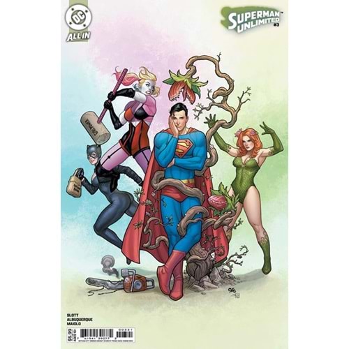 SUPERMAN UNLIMITED #3 COVER E FRANK CHO GOTHAM CITY SIRENS CARD STOCK VARIANT
