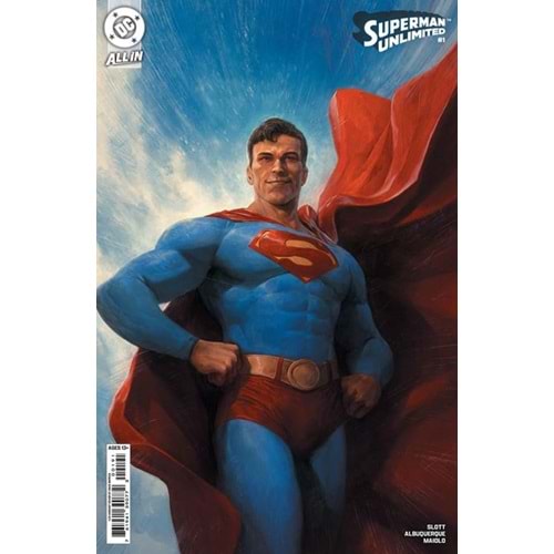 SUPERMAN UNLIMITED #1 COVER J 1:25 DAVE RAPOZA CARD STOCK VARIANT