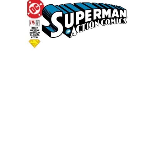 ACTION COMICS #775 FACSIMILE EDITION COVER D BLANK CARD STOCK VARIANT