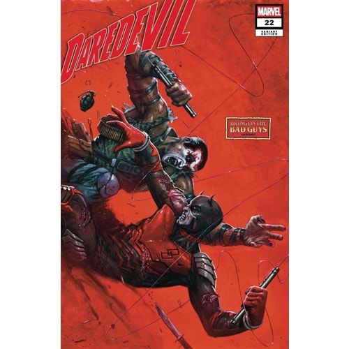 DAREDEVIL (2023) # 22 DAVIDE PARRATORE BRING ON THE BAD GUYS VARIANT