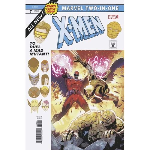 X-MEN (2024) # 7 ROGE ANTONIO MARVEL TWO IN ONE VARIANT