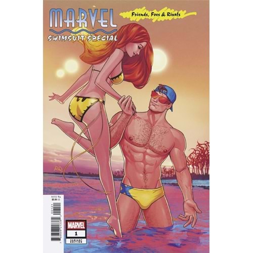 MARVEL SWIMSUIT SPECIAL FRIENDS FOES & RIVALS #1 DAUTERMAN VARIANT