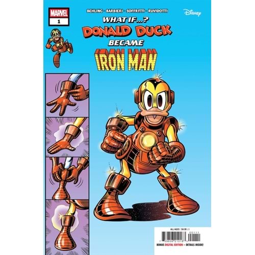 WHAT IF DONALD DUCK BECAME IRON MAN #1