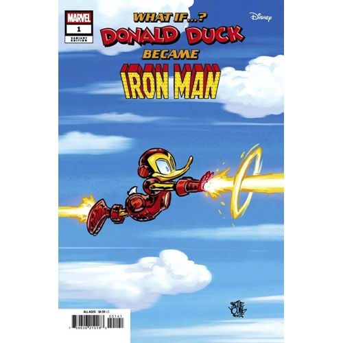 WHAT IF DONALD DUCK BECAME IRON MAN #1 SKOTTIE YOUNG VARIANT
