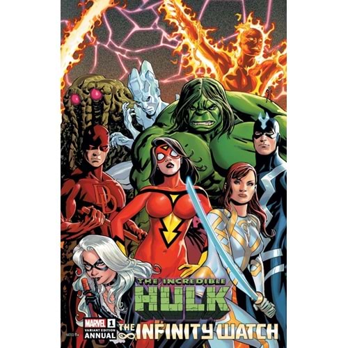 INCREDIBLE HULK ANNUAL 2024 # 1 MIKE MCKONE INFINITY WATCH VARIANT