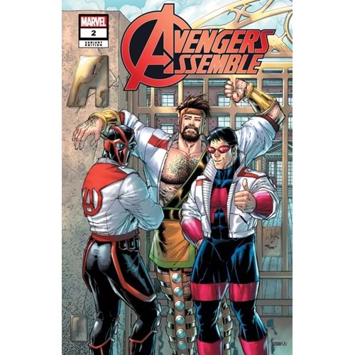 AVENGERS ASSEMBLE (2024) #2 (OF 5) WHILCE PORTACIO AVENGERS JACKET VARIANT