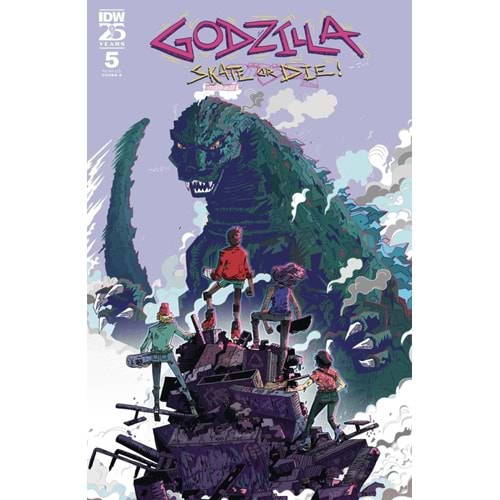 GODZILLA SKATE OR DIE #5 COVER A JOYCE