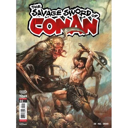 SAVAGE SWORD OF CONAN # 2 COVER A DORMAN