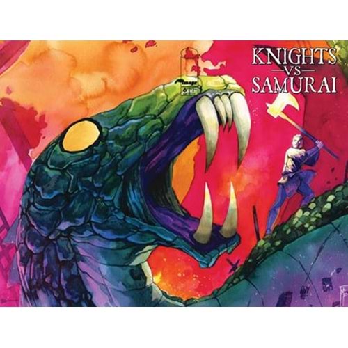 KNIGHTS VS SAMURAI #6 COVER A FEDE MELE WRAPAROUND