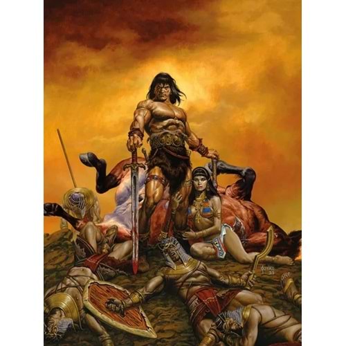 SAVAGE SWORD OF CONAN # 1 FOC JOE JUSKO VIRGIN VARIANT