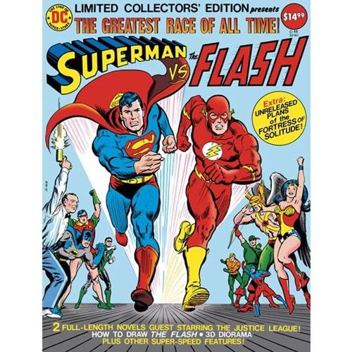 LIMITED COLLECTORS EDITION #48 SUPERMAN VS THE FLASH FACSIMILE EDITION COVER A CARMINE INFANTINO JOSE LUIS GARCIA-LOPEZ & BOB OKSNER F