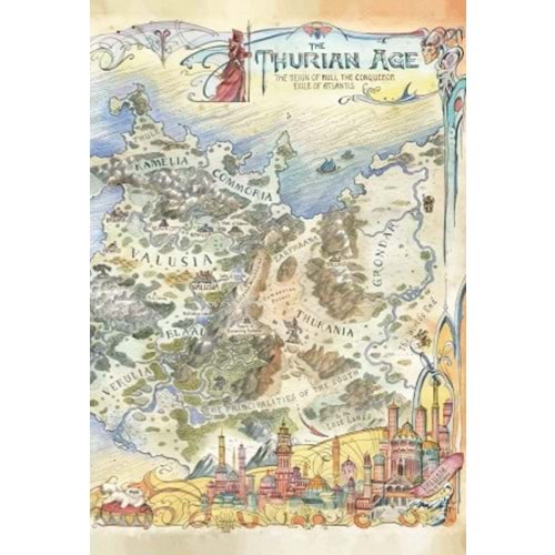 CONAN THE BARBARIAN (2023) # 9 FOC WRAPAROUND THURIAN AGE MAP CARD STOCK VARIANT