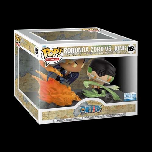 FUNKO POP MOMENT RORONOA ZORO VS KING 1954