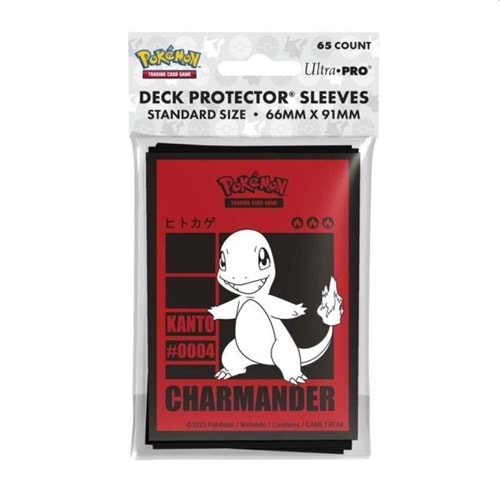 ULTRA PRO POKEMON CHARMANDER 65 ADET SLEEVE KART KORUYUCU KILIF