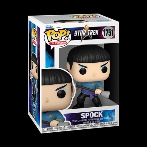 FUNKO POP TELEVISION STAR TREK SPOCK WITH VULCAN LIRPA 1751