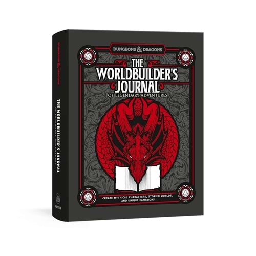 DUNGEONS & DRAGONS THE WORLD BUILDERS JOURNAL OF LEGENDARY ADVENTURES HC