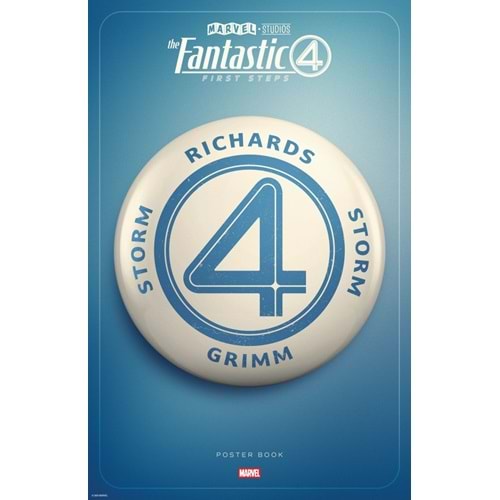 MARVEL STUDIOS THE FANTASTIC FOUR FIRST STEPS POSTER BOOK TPB