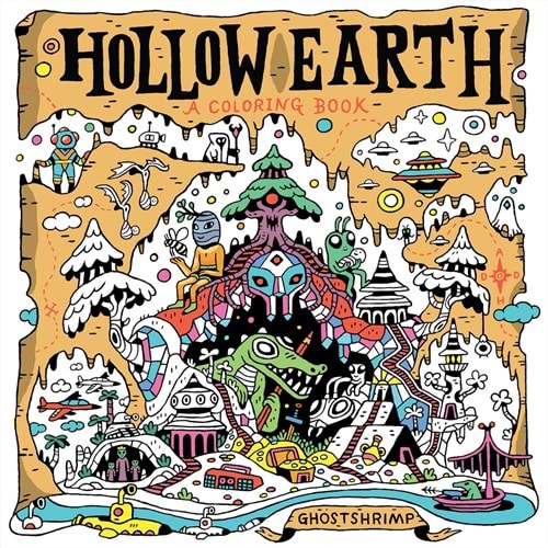 HOLLOW EARTH A COLORING BOOK TPB