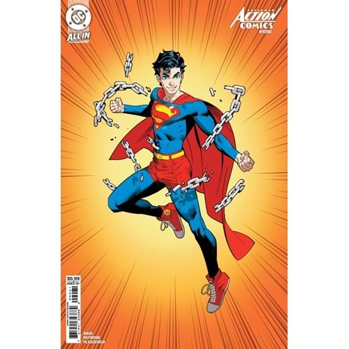 ACTION COMICS (2016) # 1090 COVER E DAN MORA CORNER BOX CARD STOCK VARIANT