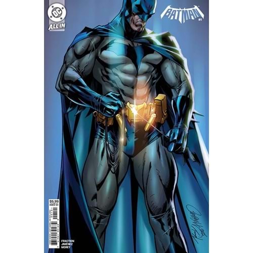 BATMAN (2025) #1 COVER D J SCOTT CAMPBELL CARD STOCK VARIANT