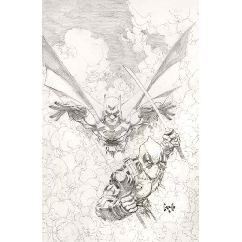 MARVEL DC DEADPOOL BATMAN #1 1:200 GREG CAPULLO VIRGIN SKETCH VARIANT