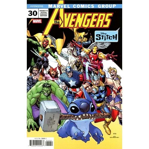 AVENGERS (2023) # 30 HUMBERTO RAMOS DISNEY STITCH VARIANT