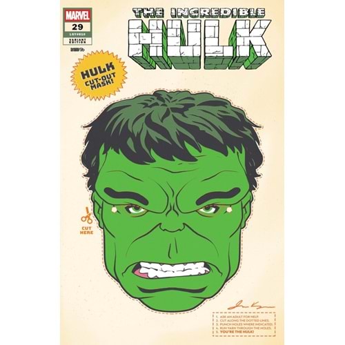 INCREDIBLE HULK (2023) # 29 RETRO HALLOWEEN MASK VARIANT