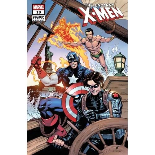 UNCANNY X-MEN (2024) # 19 MARCUS TO USA 250TH HOMAGE VARIANT