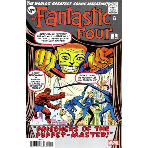 FANTASTIC FOUR # 8 FACSIMILE EDITION