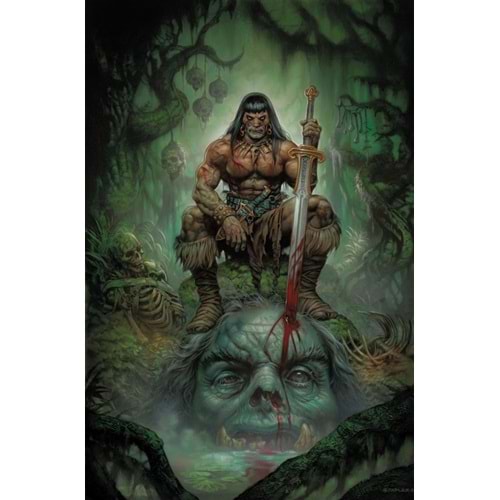 CONAN THE BARBARIAN (2023) # 23 COVER G GREG STAPLES GLOW IN THE DARK VARIANT