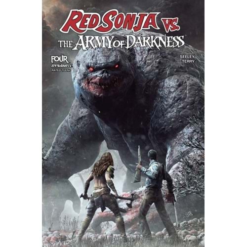 RED SONJA VS AOD #4 COVER A BJORN BARENDS
