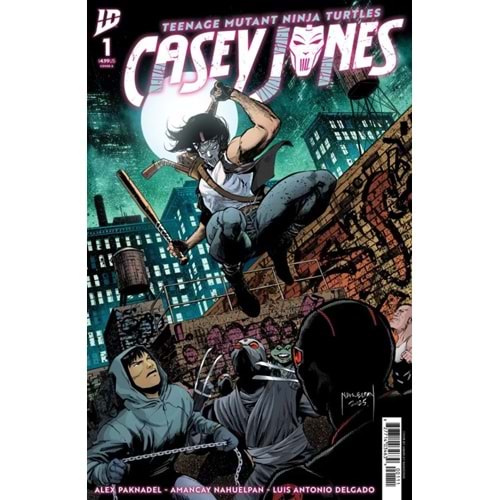 TEENAGE MUTANT NINJA TURTLES CASEY JONES #1 COVER A AMANCAY NAHUELPAN