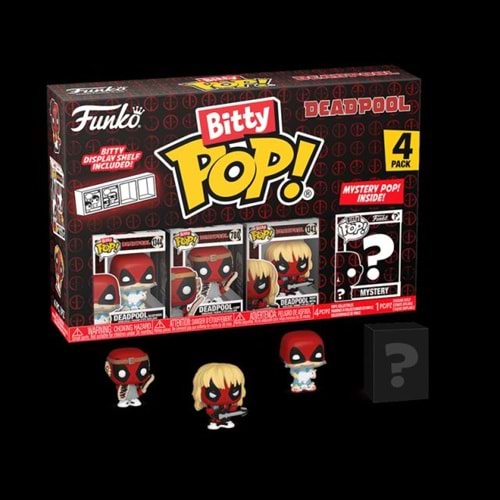 FUNKO BITTY POP MARVEL DEADPOOL 4-PACK SERIES 4