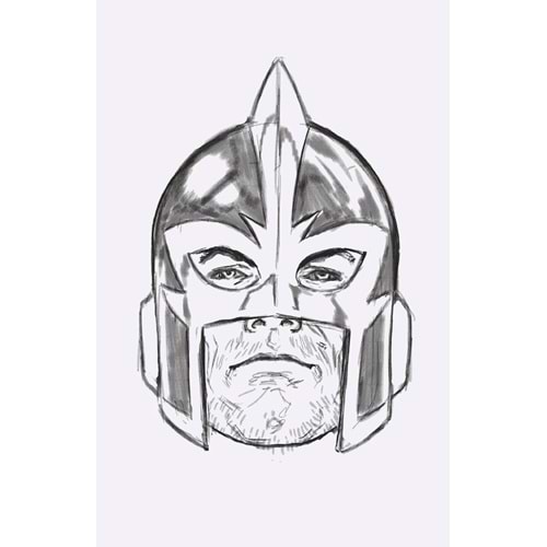 AVENGERS (2023) # 11 1:50 MARK BROOKS HEADSHOT SKETCH VIRGIN VARIANT