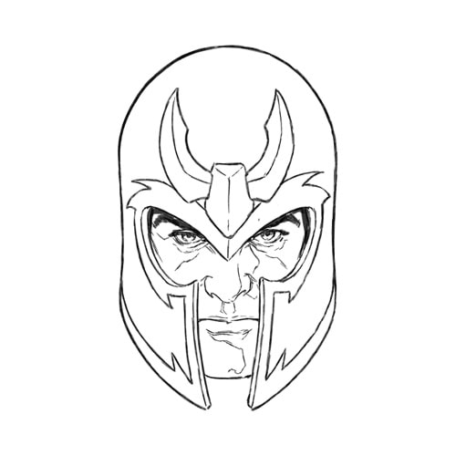 RESURRECTION OF MAGNETO # 3 1:50 MARK BROOKS HEADSHOT SKETCH VIRGIN VARIANT